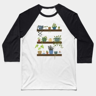 Houseplant Shelf Baseball T-Shirt